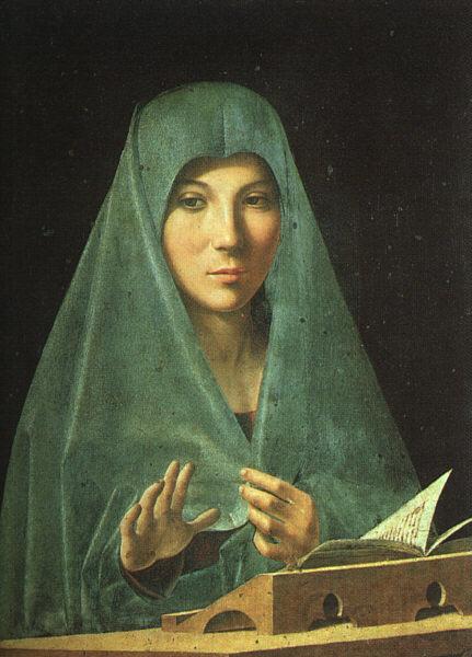 Antonello da Messina Virgin Annunciate France oil painting art